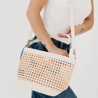 Wona Trading Women's Bryce Bucket Bag In Cream In White
