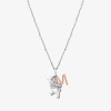 Wonder Fine Jewelry Disney Jewels Collection Initial "a" Womens Diamond Accent Natural White Diamond 14k Rose Gold Over 