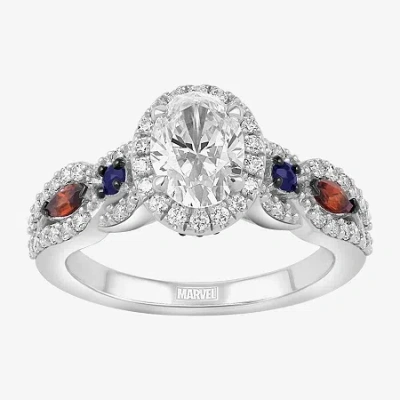 Wonder Fine Jewelry Infinity Star Lab Grown Diamonds Womens 1 1/2 Ct. Lab Grown White Diamond 14k White Gold Spiderman S In Transparent