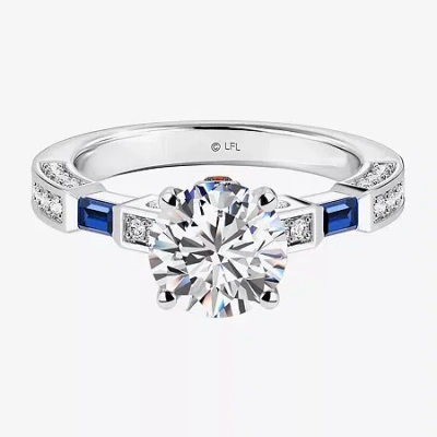 Wonder Fine Jewelry Star Wars Fine Jewelry "r2-d2" Womens 1 7/8 Ct. T.w. Lab Grown White Diamond 14k White Gold Round St In Transparent