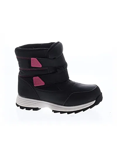 Pre-owned Wonder Nation Kids' Ankle Boots In Black