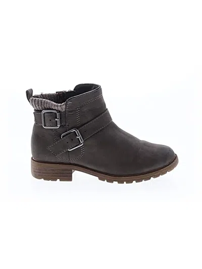 Pre-owned Wonder Nation Kids' Ankle Boots In Gray