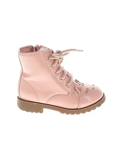 Pre-owned Wonder Nation Kids' Ankle Boots In Pink