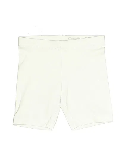 Pre-owned Wonder Nation Kids' Athletic Shorts In White