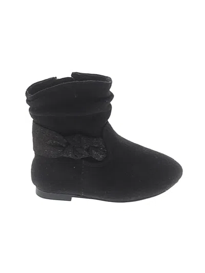 Pre-owned Wonder Nation Kids' Boots In Black