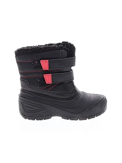 Pre-owned Wonder Nation Kids' Boots In Black