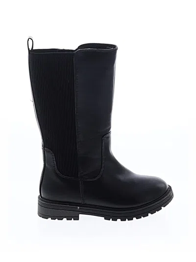 Pre-owned Wonder Nation Kids' Boots In Black