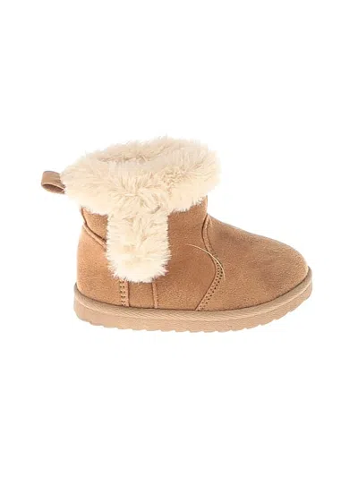Pre-owned Wonder Nation Kids' Boots In Brown