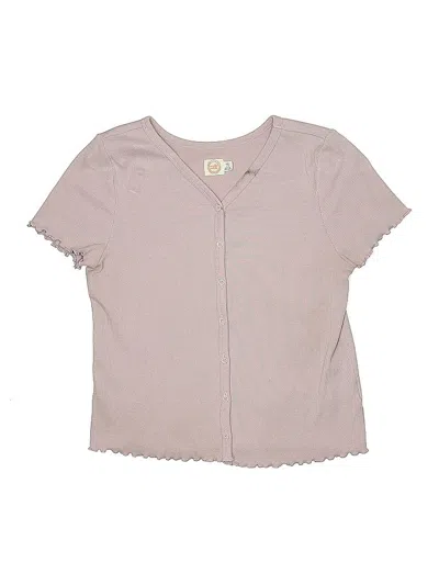 Pre-owned Wonder Nation Kids' Cardigan Sweater In Purple