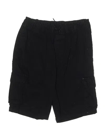 Pre-owned Wonder Nation Kids' Cargo Shorts In Black
