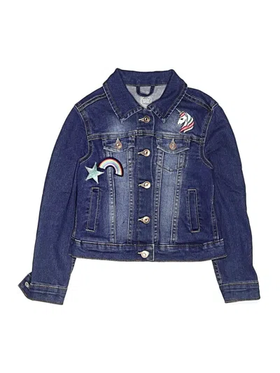 Pre-owned Wonder Nation Kids' Denim Jacket In Blue