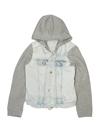 Pre-owned Wonder Nation Kids' Denim Jacket In Gray