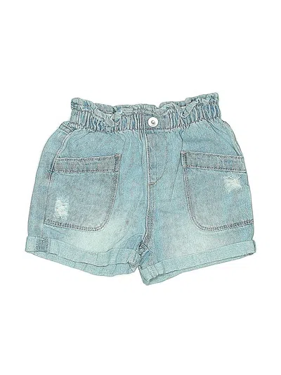 Pre-owned Wonder Nation Kids' Denim Shorts In Blue