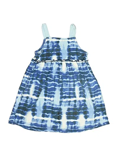 Pre-owned Wonder Nation Kids' Dress In Blue