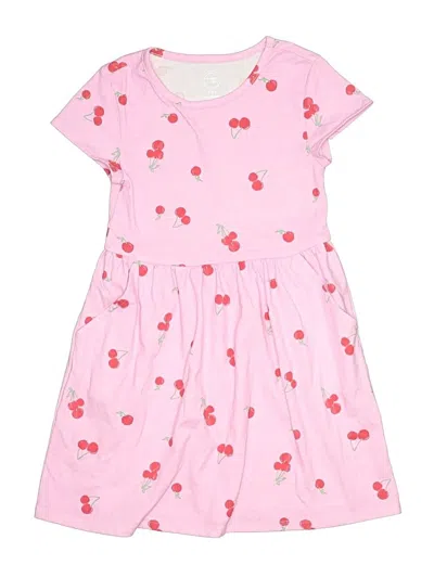 Pre-owned Wonder Nation Kids' Dress In Pink