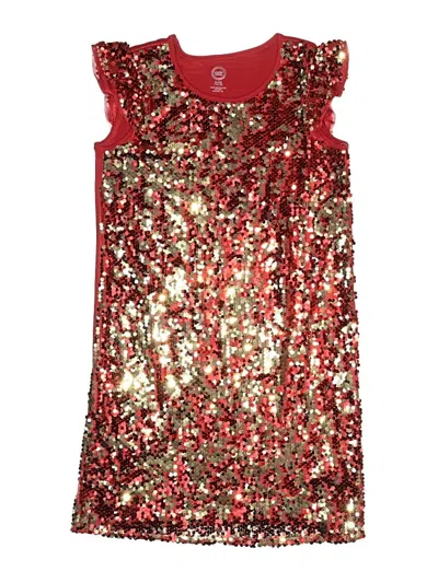 Pre-owned Wonder Nation Kids' Dress In Red