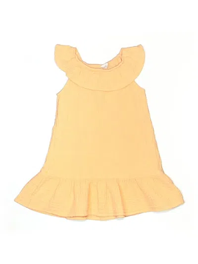 Pre-owned Wonder Nation Kids' Dress In Yellow