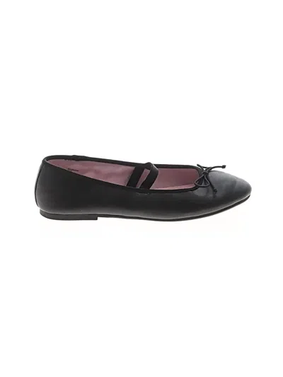 Pre-owned Wonder Nation Kids' Flats In Black