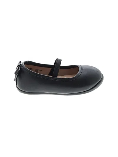 Pre-owned Wonder Nation Kids' Flats In Black