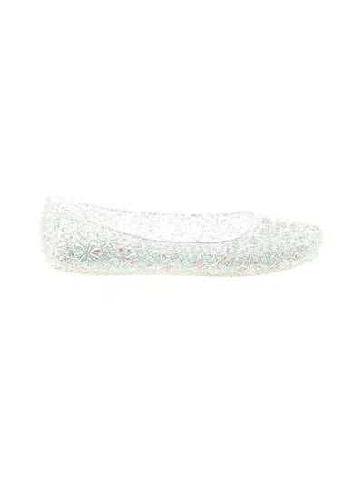 Pre-owned Wonder Nation Kids' Flats In White