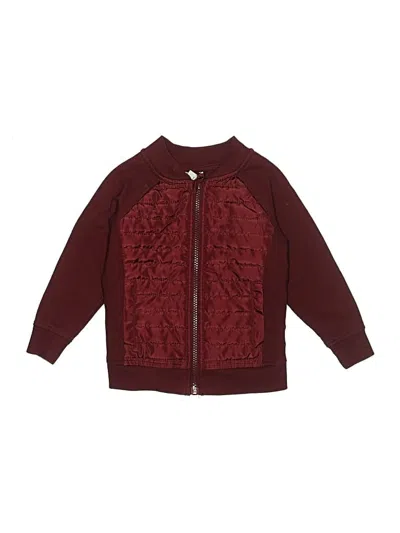 Pre-owned Wonder Nation Kids' Jacket In Burgundy