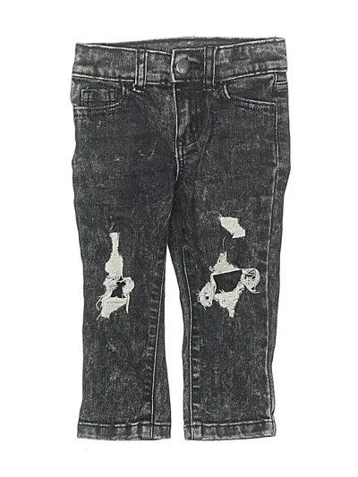 Pre-owned Wonder Nation Kids' Jeans In Silver