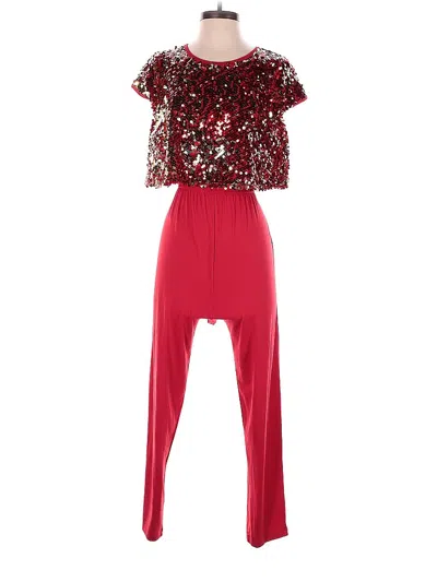 Pre-owned Wonder Nation Kids' Jumpsuit In Red