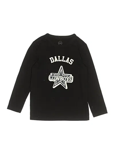 Pre-owned Wonder Nation Kids' Long Sleeve T-shirt In Black
