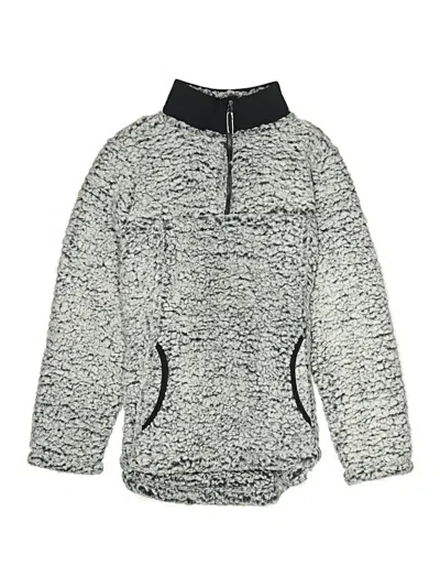 Pre-owned Wonder Nation Kids' Pullover Sweater In Silver