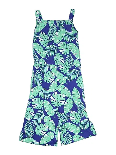 Pre-owned Wonder Nation Kids' Romper In Blue