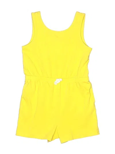 Pre-owned Wonder Nation Kids' Romper In Yellow