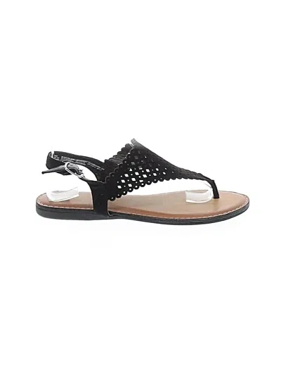 Pre-owned Wonder Nation Kids' Sandals In Black