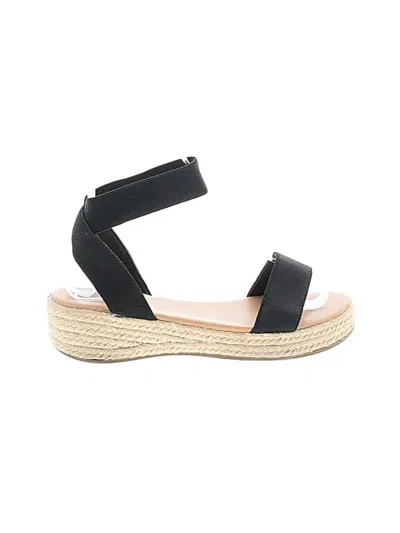 Pre-owned Wonder Nation Kids' Sandals In Black