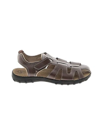 Pre-owned Wonder Nation Kids' Sandals In Brown