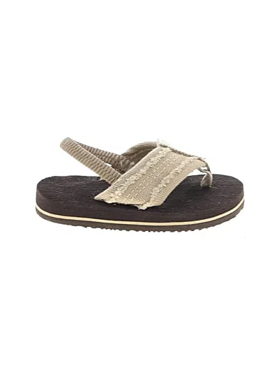 Pre-owned Wonder Nation Kids' Sandals In Brown