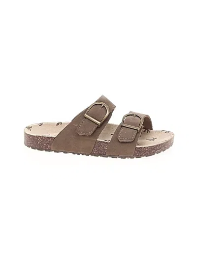Pre-owned Wonder Nation Kids' Sandals In Brown