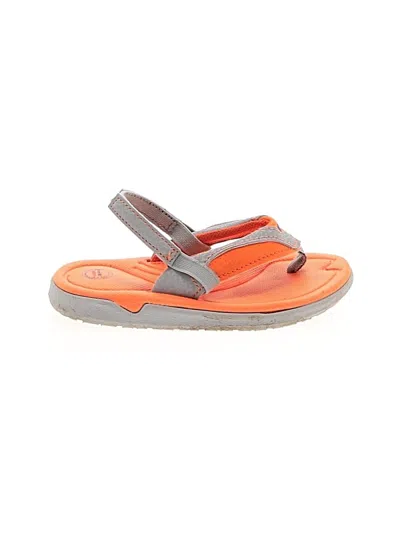 Pre-owned Wonder Nation Kids' Sandals In Orange