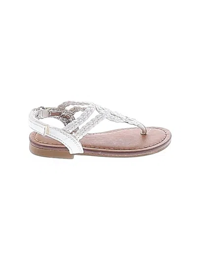 Pre-owned Wonder Nation Kids' Sandals In Silver