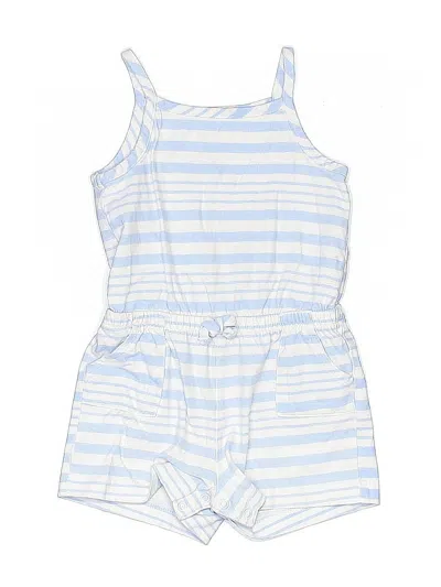 Pre-owned Wonder Nation Kids' Short Sleeve Onesie In Blue