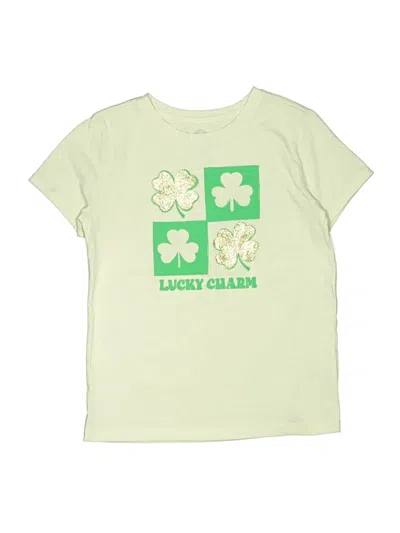 Pre-owned Wonder Nation Kids' Short Sleeve T-shirt In Green