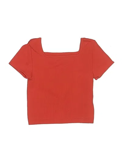 Pre-owned Wonder Nation Kids' Short Sleeve T-shirt In Red