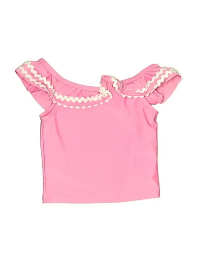 Pre-owned Wonder Nation Babies' Sleeveless Blouse In Pink