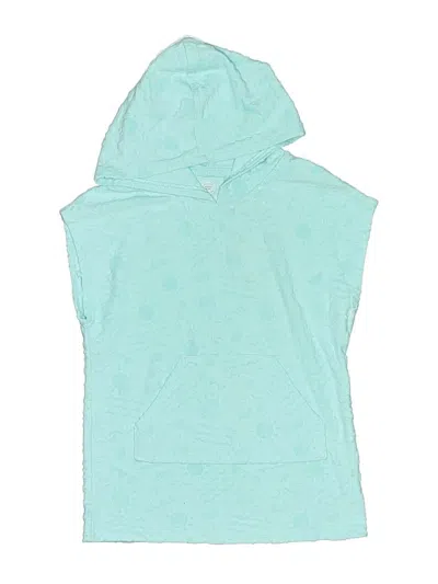 Pre-owned Wonder Nation Kids' Sleeveless Top Teal Cowl Neck Tops