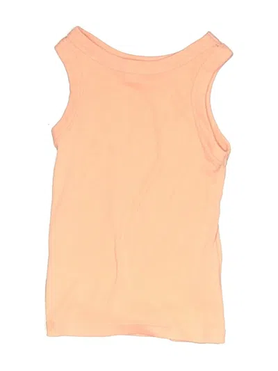 Pre-owned Wonder Nation Kids' Sleeveless T-shirt In Orange