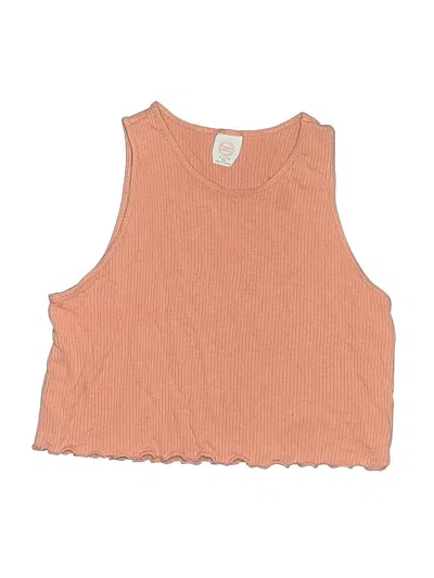 Pre-owned Wonder Nation Kids' Sleeveless T-shirt In Orange