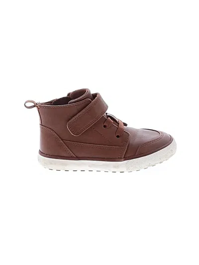 Pre-owned Wonder Nation Kids' Sneakers In Brown