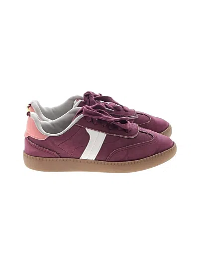 Pre-owned Wonder Nation Kids' Sneakers In Burgundy