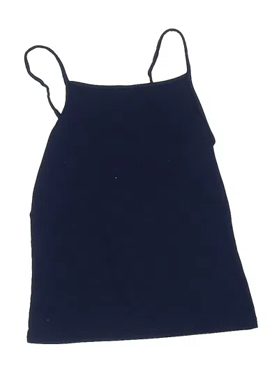 Pre-owned Wonder Nation Kids' Tank Top Blue Halter Neckline Tops