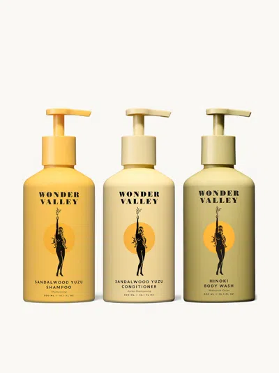Wonder Valley Shower Happy Set Assorted 1 In Gold