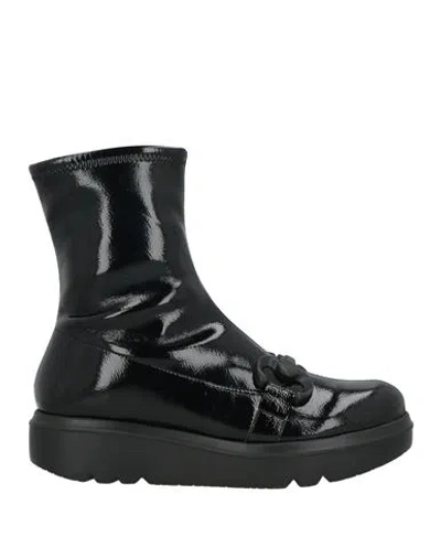 Wonder Woman Ankle Boots Black Size 8 Leather